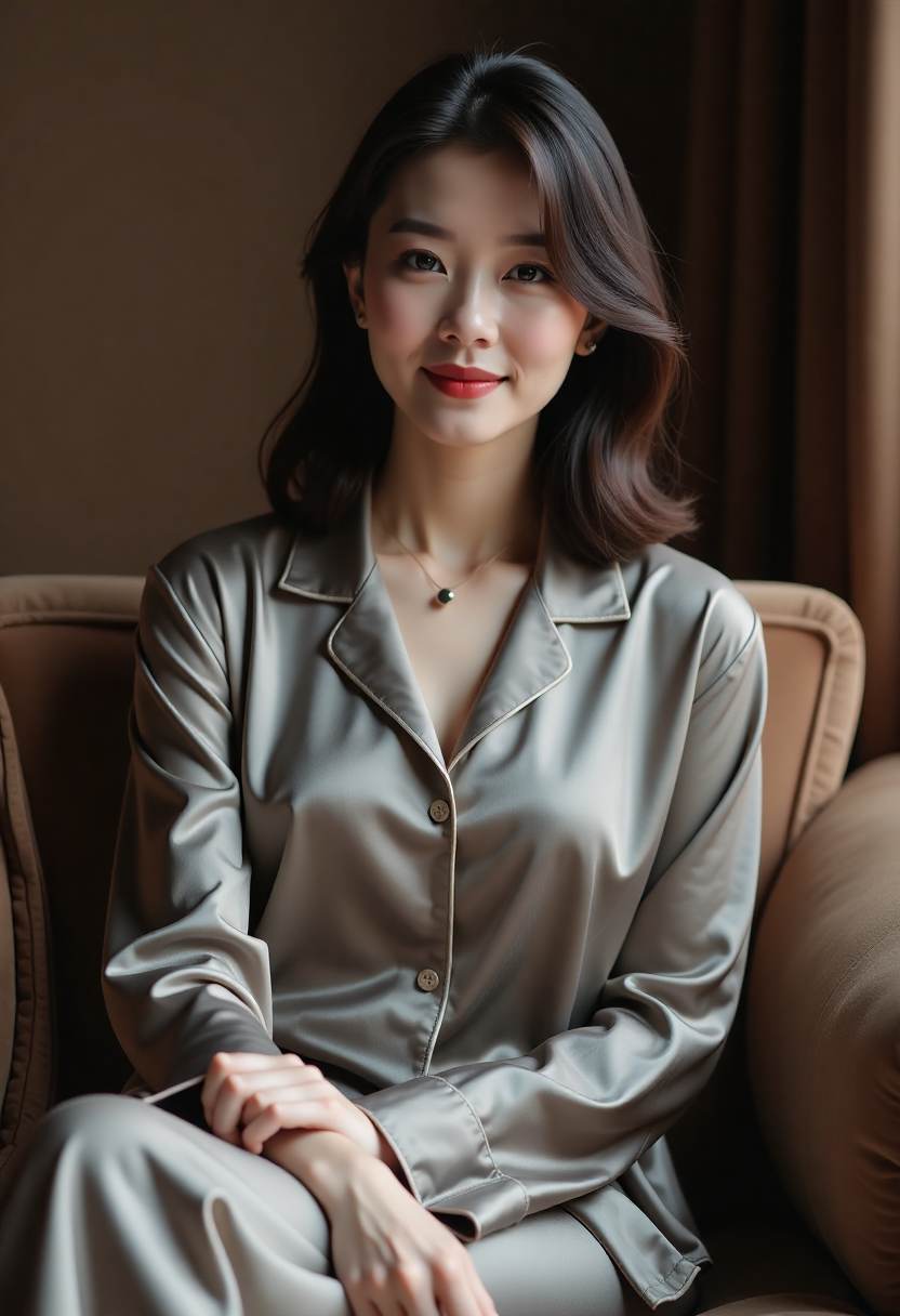 秘密邻居：夜色中的公寓与一扇亮着灯的窗